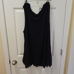 Black Sleeveless Women's Top 3xl